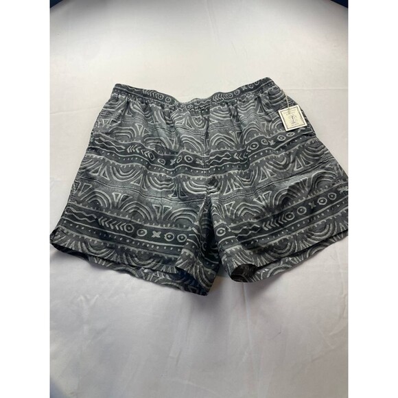 NEW Roundtree & Yorke Swim Trunks Mens Big Man 2X Gray Aztec Drawstring NWT - Picture 7 of 7